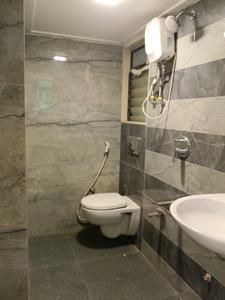 Common Bathroom One Image of 760 Sq.ft 1 BHK Apartment / Flat for sale in Raj Akshay, Mira Road East Mira Bhayandar for Rs. 8000000
