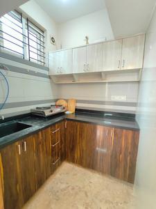 Kitchen Image of 600 Sq.ft 1 BHK Builder Floor for rent in Kasavanahalli Bengaluru for Rs. 23000