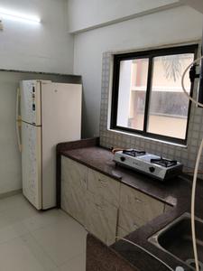 Kitchen Image of 612 Sq.ft 2 BHK Apartment / Flat for rent in Vaishno Devi Circle Ahmedabad for Rs. 25000