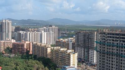 Balcony Image of 1100 Sq.ft 3 BHK Apartment / Flat for rent in Sunteck Maxx World, Naigaon East Naigaon for Rs. 21000