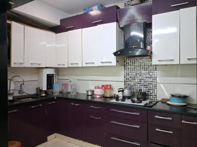 Kitchen Image of 900 Sq.ft 2 BHK Builder Floor for rent in Kirti Nagar New Delhi for Rs. 45000
