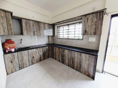 Kitchen Image of 800 Sq.ft 1 BHK Villa for rent in Lasudia Mori Indore for Rs. 15000