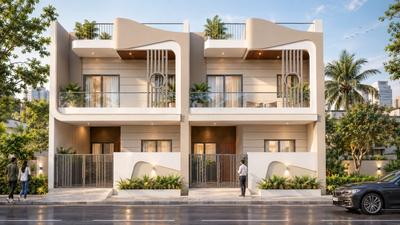 Image of 2000 Sq.ft 4 BHK Duplex for sale in Rajul Green Vistas, Kajarwara Gram, Jabalpur for Rs. 7500000