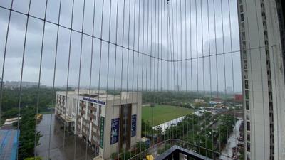 Balcony Image of 455 Sq.ft 1 BHK Apartment / Flat for rent in Runwal My City Phase II Cluster 5 Part III, Dombivli East Thane for Rs. 10000