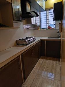 Kitchen Image of 810 Sq.ft 2 BHK Apartment / Flat for sale in Akaar Villa, Baguiati Kolkata for Rs. 3950000