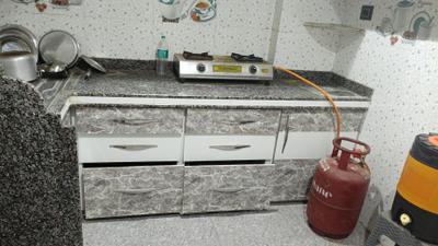 Kitchen Image of 700 Sq.ft 1 RK Apartment / Flat for rent in Mohammedpura Bharuch for Rs. 10000