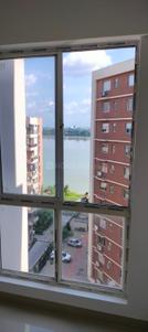 Balcony Image of 1400 Sq.ft 3 BHK Apartment / Flat for rent in Unimark Riviera, Uttarpara Hooghly for Rs. 27000
