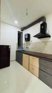 Kitchen Image of 1000 Sq.ft 1 BHK Builder Floor for rent in Mahalakshmi Nagar Indore for Rs. 17000