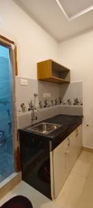 Kitchen Image of 450 Sq.ft 1 RK Apartment / Flat for rent in Gachibowli Hyderabad for Rs. 23000