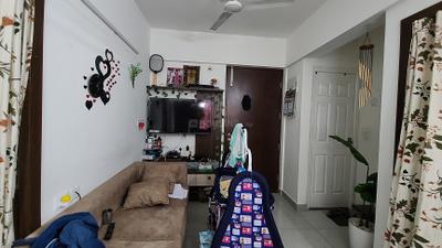 Living Room Image of 697 Sq.ft 2 BHK Apartment / Flat for sale in Sowparnika Ashiyana Phase I, Samethanahalli Bengaluru for Rs. 6900000
