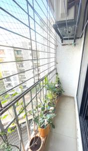 Balcony Image of 605 Sq.ft 1 BHK Apartment / Flat for sale in Thane West Thane for Rs. 6500000