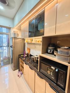 Kitchen Image of 1750 Sq.ft 3 BHK Apartment / Flat for rent in Paradise Sai World City, Panvel Navi Mumbai for Rs. 48700