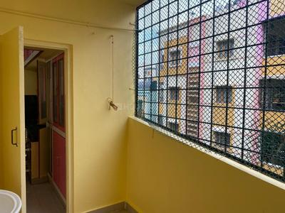 Balcony Image of 1250 Sq.ft 3 BHK Apartment / Flat for rent in Nalanda Arcade, Pragathi Nagar Hyderabad for Rs. 24000