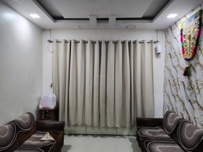 Living Room Image of 430 Sq.ft 1 BHK Apartment / Flat for rent in Horizon Prime, Kasarvadavali Thane for Rs. 15000