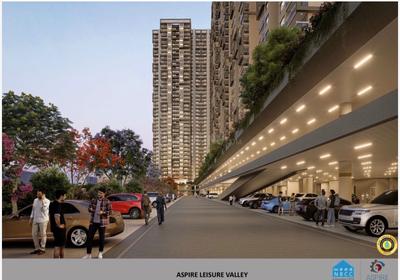 Image of 1657 Sq.ft 3 BHK Apartment / Flat for sale in AU NBCC Aspire Leisure Valley, Noida Extension, Greater Noida for Rs. 17408000