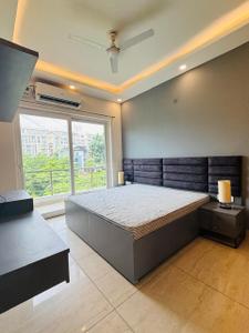 Bedroom Image of 720 Sq.ft 1 BHK Apartment / Flat for rent in Ramky Towers, Gachibowli Hyderabad for Rs. 15000