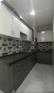 Kitchen Image of 470 Sq.ft 1 BHK Builder Floor for rent in Dashrath Puri New Delhi for Rs. 13000