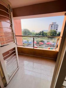 Balcony Image of 1000 Sq.ft 2 BHK Apartment / Flat for rent in GK Allure, Ravet Pune for Rs. 20000