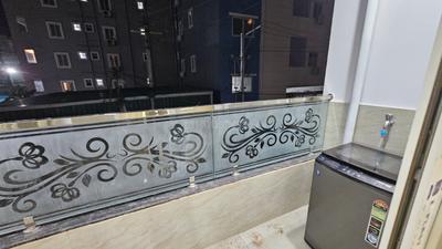 Balcony Image of 700 Sq.ft 1 BHK Apartment / Flat for rent in Madhapur Hyderabad for Rs. 32000