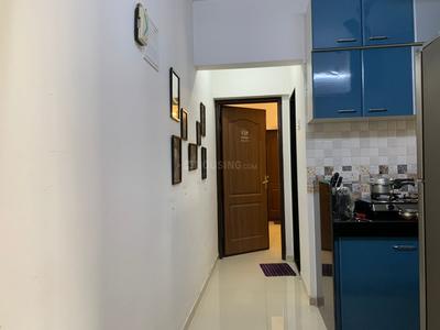 Kitchen Image of 550 Sq.ft 1 BHK Apartment / Flat for rent in Cosmos Orchid, Kasarvadavali Thane for Rs. 28000