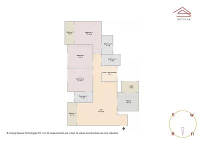 Image of 1804 Sq.ft 3.5 BHK Apartment / Flat for sale in Sobha Sentosa by Sobha Limited, Balagere, Bengaluru for Rs. 30000000