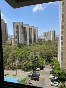 Balcony Image of 450 Sq.ft 1 BHK Apartment / Flat for rent in Lodha Crown, Thane West Thane for Rs. 25500