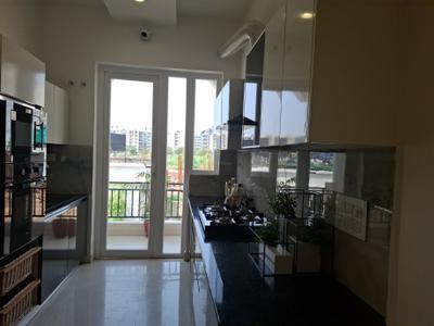 Kitchen Image of 1700 Sq.ft 3 BHK Apartment / Flat for sale in Peer Muchalla Zirakpur for Rs. 8890000
