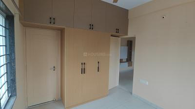 Bedroom Image of 710 Sq.ft 1 BHK Apartment / Flat for rent in Thanisandra Bengaluru for Rs. 20000