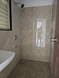 Common Bathroom One Image of 610 Sq.ft 1 BHK Apartment / Flat for rent in VTP Purvanchal, Kesnand Pune for Rs. 13800
