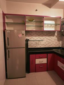 Kitchen Image of 1450 Sq.ft 3 BHK Apartment / Flat for rent in Shubharambh Tower, Thane West Thane for Rs. 60000