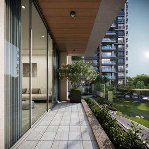 Image of 2290 Sq.ft 3 BHK Apartment / Flat for sale in Shantam Parmeshwar, Gota, Ahmedabad for Rs. 13600000