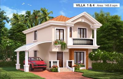 Image of 1593 Sq.ft 3.5 BHK Villa for sale in Ponda, Goa for Rs. 13500000