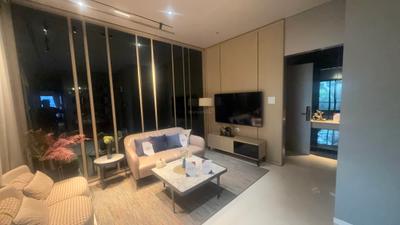 Living Room Image of 1250 Sq.ft 3 BHK Apartment / Flat for sale in Ultimus, Wakad Pune for Rs. 14800000