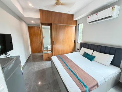 Bedroom Image of 1500 Sq.ft 1 RK Builder Floor for rent in Sector 46 Gurgaon for Rs. 24000