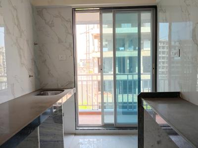 Kitchen Image of 635 Sq.ft 1 BHK Apartment / Flat for sale in Pushpak Nagar Navi Mumbai for Rs. 4130000