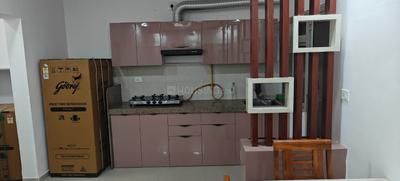 Kitchen Image of 1150 Sq.ft 2 BHK Apartment / Flat for rent in Adani Elysium, Shantigram Ahmedabad for Rs. 36500