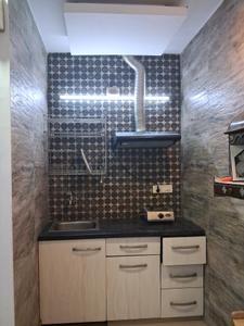 Kitchen Image of 250 Sq.ft 1 RK Builder Floor for rent in Ramesh Nagar New Delhi for Rs. 14000