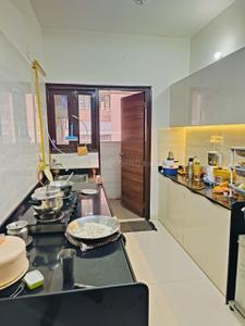 Kitchen Image of 1500 Sq.ft 3 BHK Apartment / Flat for sale in Aaryan Heights, Shilaj Ahmedabad for Rs. 8500000
