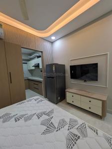 Bedroom Image of 910 Sq.ft 1 BHK Builder Floor for rent in Sector 46 Gurgaon for Rs. 36000