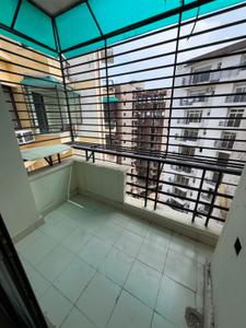 Balcony Image of 1250 Sq.ft 2 BHK Apartment / Flat for rent in Lakshya Height II, Babasaheb Bhim Rao Ambedkar University Lucknow for Rs. 21000