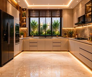 Kitchen Image of 2600 Sq.ft 4 BHK Villa for sale in Vaishali Nagar Jaipur for Rs. 27100000