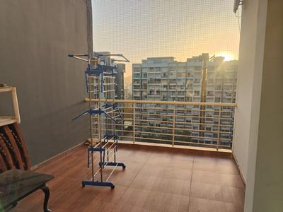 Balcony Image of 1787 Sq.ft 3 BHK Apartment / Flat for rent in Sanklecha The Metrozone, Indira Nagar Nashik for Rs. 45000