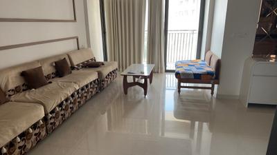 Living Room Image of 900 Sq.ft 2 BHK Apartment / Flat for rent in Shaligram Prime, South Bopal Ahmedabad for Rs. 35000