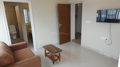 Living Room Image of 450 Sq.ft 1 BHK Apartment / Flat for rent in Nagavara Bengaluru for Rs. 25000