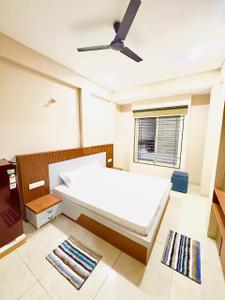 Bedroom Image of 500 Sq.ft 1 BHK Builder Floor for rent in Mahalakshmi Nagar Indore for Rs. 17500