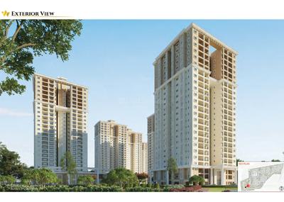 Image of 2555 Sq.ft 4.5 BHK Apartment / Flat for sale in Prestige Waterford, Whitefield, Bengaluru for Rs. 36500000