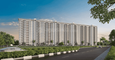 Image of 802 Sq.ft 2 BHK Apartment / Flat for sale in Santiago Skyarc, Chikhali, Pune for Rs. 4368000