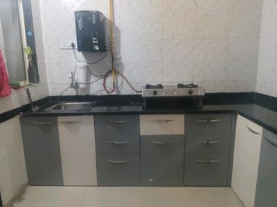 Kitchen Image of 1135 Sq.ft 3 BHK Apartment / Flat for rent in Shaligram Prime, South Bopal Ahmedabad for Rs. 33000