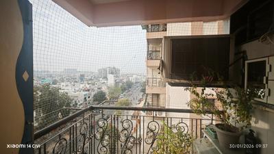Balcony Image of 1485 Sq.ft 3 BHK Apartment / Flat for sale in Ghatlodiya Ahmedabad for Rs. 8000000