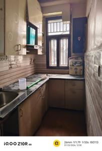 Kitchen Image of 400 Sq.ft 2 BHK Builder Floor for rent in Matiala New Delhi for Rs. 13000